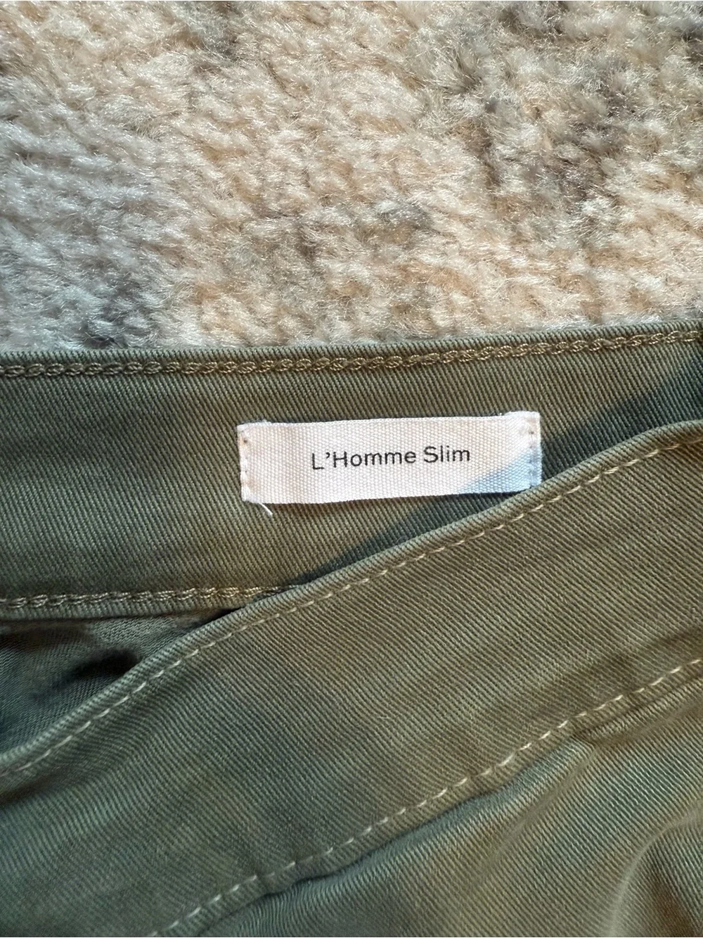 Frame Denim Slim Men’s Jeans in Washed Military